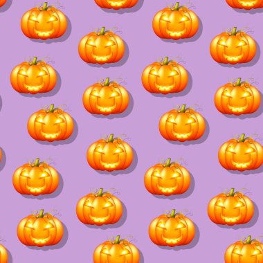 Cadılar Bayramı balkabaklarının bayram sembolleriyle arka plan