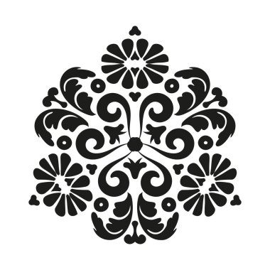 vektör damask deseni. 