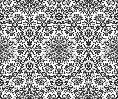 Damask kusursuz soyut desen.