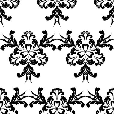 Dikişsiz vintage desen.