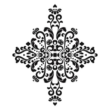 Mehndi deseni. Yeniden kullanılabilir çiçek boyası kalıpları..