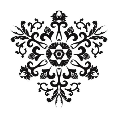 Zarif, eski çiçek tohumu süsü..