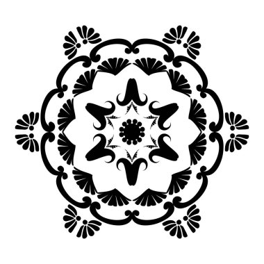 Mehndi deseni, mandala.