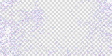 Pembe ve cyan anaglyph arızalı Grunge kenarı ve gürültü bozulması. Hasarlı sinyal dijital doku örtüsü. Düzenlenebilir vektör illüstrasyonu.