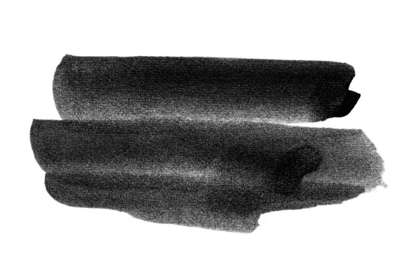 Βουρτσίστε Χέρι Υδατογραφία Μελάνι Που Απομονώνονται Λευκό Φόντο Αφηρημένη Κρύα — Φωτογραφία Αρχείου