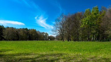 Parkta üzerine SEMAZEN bulutlar
