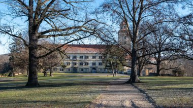Çek Cumhuriyeti Sabah Işığında Moravsky Krumlov Kalesi