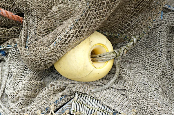 Filets de bateau de pêche — Photo