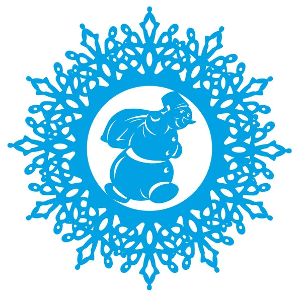 Het Symbool Van Kerstvakantie Geïsoleerd Grafisch Element Platte Illustratie Kerst — Stockfoto