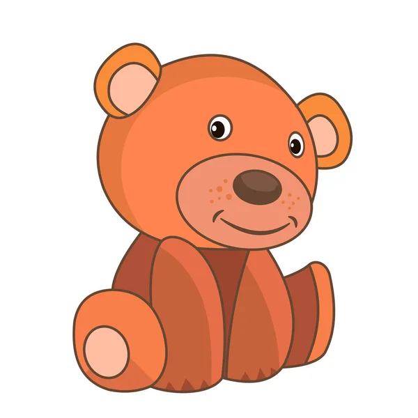 Животном Мире Медведь Смешные Животные Цвете Детская Иллюстрация Книг — стоковое фото