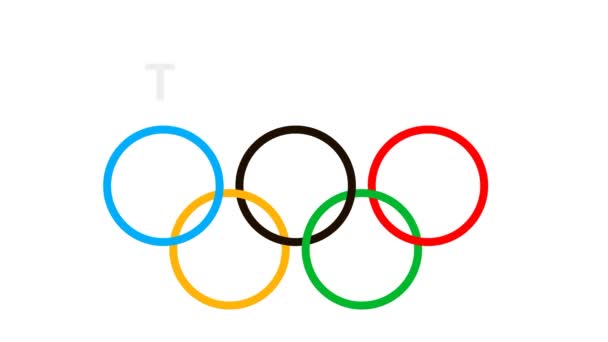 Velkommen Til Japan Animation Sport Spil Tokyo 2021 Sommer Olympiske – Stock-video