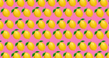 Renkli arka planda sarı limon kompozisyonu. Sağlıklı yiyecekler, vitaminler. Sağlıklı bir yaşam tarzı. Arkaplan.