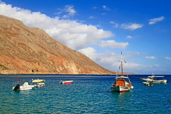 Zicht Loutro Omgeving Zuidwest Kreta Griekenland — Stockfoto