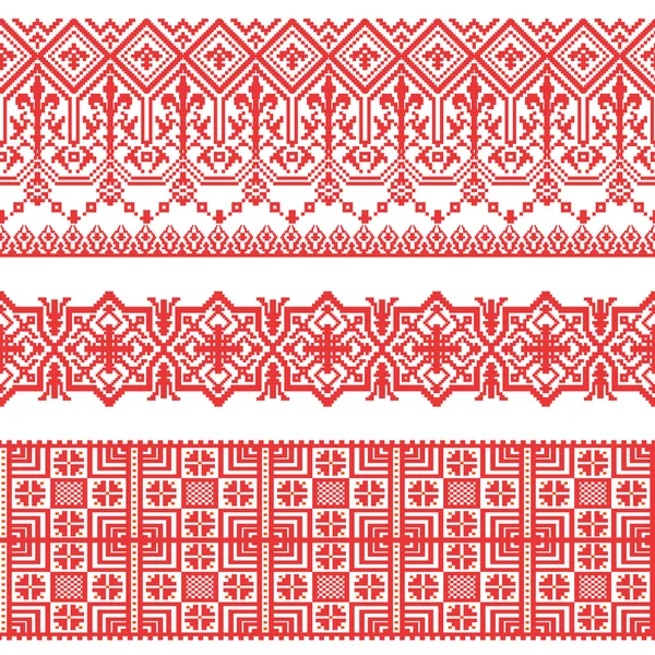 Vector national folk seamless pattern for textiles, postcards, b
