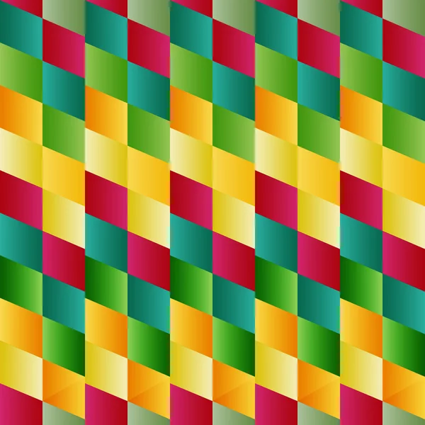 Vector patrón de geometría inconsútil retro colorido, geomet abstracto — Vector de stock