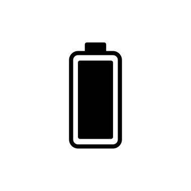 Battery icon vector for web and mobile app. battery charging sign and symbol. battery charge level