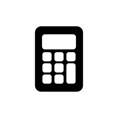 Calculator icon vector for web and mobile app. Accounting calculator sign and symbol.
