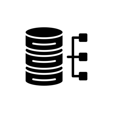 Database icon vector for web and mobile app. database sign and symbol