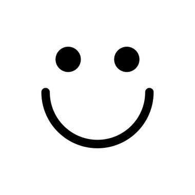 Web ve mobil uygulama için gülümse simgesi vektörü. Gülümseme simgesi. Geribildirim işareti ve sembol