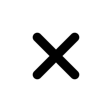 Close icon vector for web and mobile app. Delete sign and symbol. cross sign