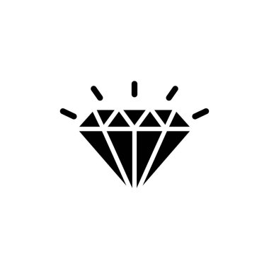 Diamond icon vector for web and mobile app. diamond gems sign and symbol
