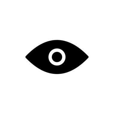 Eye icon vector for web and mobile app. Eye sign and symbol. Look and Vision icon. 