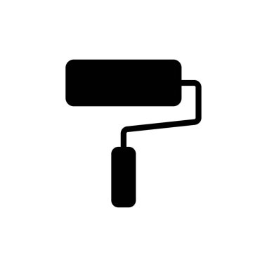 Web ve mobil uygulama için simge vektörünü boya. Boya fırçası işareti ve sembol. boyama silindiri vektörü