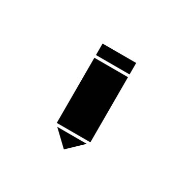 Web ve mobil uygulama için kalem simgesi vektörü. Kalem işareti ve sembol. Simge vektörünü düzenle