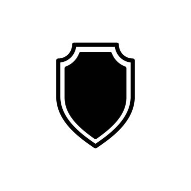 Web ve mobil uygulama için kalkan simgesi vektörü. Koruma ikonu. Güvenlik işareti ve sembol
