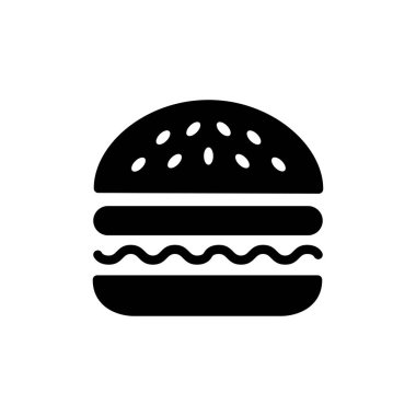 Burger icon vector for web and mobile app. burger sign and symbol. hamburger