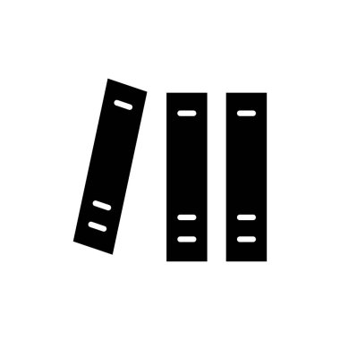 Web ve mobil uygulama için kütüphane simgesi vektörü. eğitim işareti ve sembol