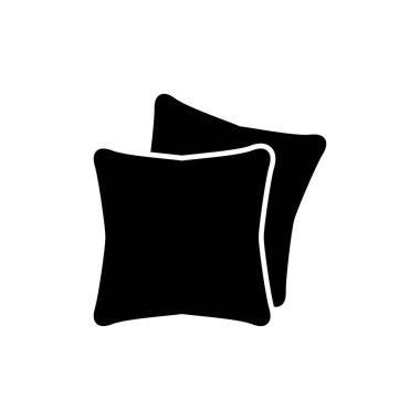 Web ve mobil uygulama için yastık simgesi vektörü. Yastık işareti ve sembol. Rahat yumuşacık yastık.