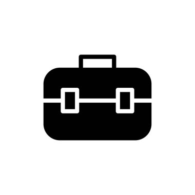 Briefcase icon vector for web and mobile app. suitcase sign and symbol. luggage symbol.