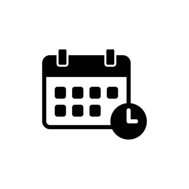 Calendar icon vector for web and mobile app. Calender sign and symbol. Schedule icon symbol
