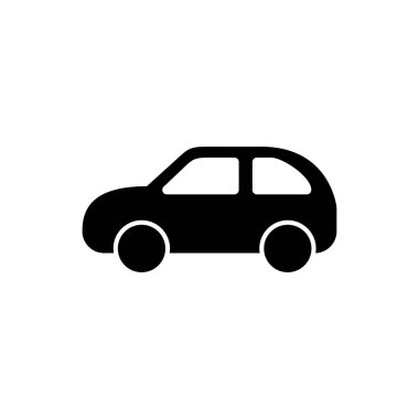 Car icon vector for web and mobile app. car sign and symbol. small sedan