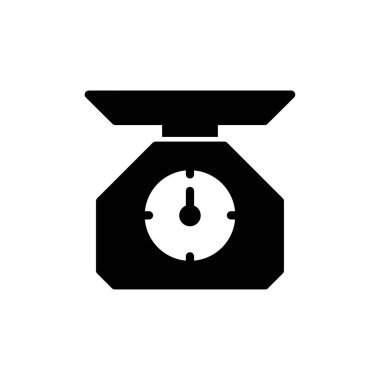 Web ve mobil uygulama için simge vektörünü ölçeklendirir. Ağırlık ölçeği işareti ve simgesi