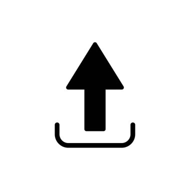 Web ve mobil uygulama için simge vektörü yükle. veri işareti ve sembolü yükle