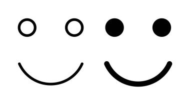 Gülümseme simgesi ayarlandı. Gülümseme simgesi. Geribildirim işareti ve sembol