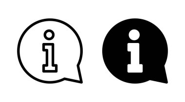 Bilgi işareti belirleme vektörü. İmza ve sembol hakkında. soru işareti simgesi