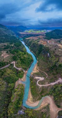 Long'ao River landscape in Chenggongxian, Guizhou, China