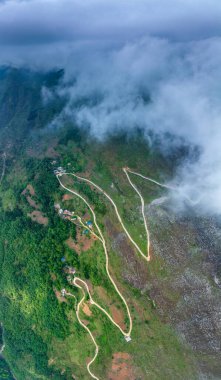 Longji Sky Road scenery in Liuzhi Special District, Guizhou, China