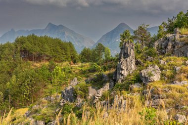 Karst landscape of Daxiaojing and Xiaojing in Luodian County, Guizhou, China
