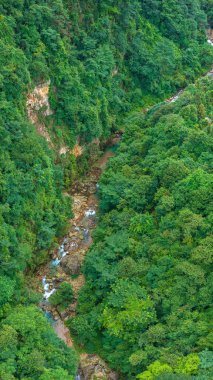 Dushan County, Guizhou, Çin 'deki Karst manzarası