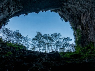 Hechi, Guangxi, Çin 'deki Karst peyzajı