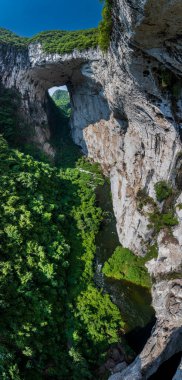 Çin, Guizhou, Anshun 'daki Büyük Bilge' nin Göz Manzarası.