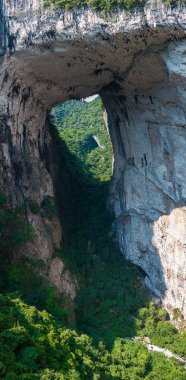 Çin, Guizhou, Anshun 'daki Büyük Bilge' nin Göz Manzarası.