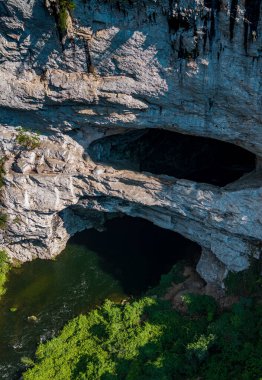 Çin, Guizhou, Anshun 'daki Büyük Bilge' nin Göz Manzarası.