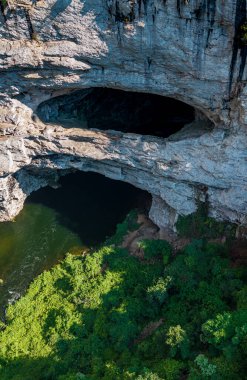 Çin, Guizhou, Anshun 'daki Büyük Bilge' nin Göz Manzarası.