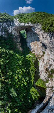 Çin, Guizhou, Anshun 'daki Büyük Bilge' nin Göz Manzarası.