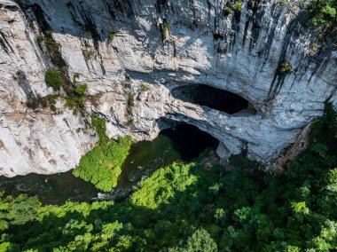 Çin, Guizhou, Anshun 'daki Büyük Bilge' nin Göz Manzarası.